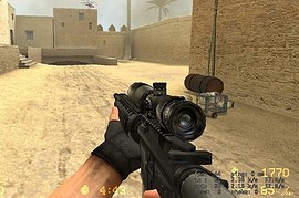 Hacked Armalite M16-A4 AUG +Reskin