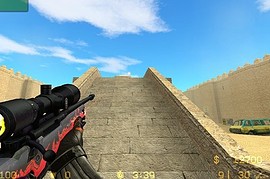 Black AWP - with red dot