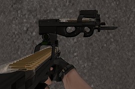 DarkElfa Wooden P90 MK II