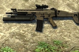 Fn Scar Acog M203 for AUG