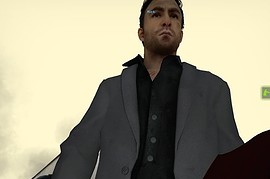 Nick Grey Suit Blue Jeans