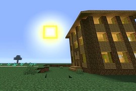 Дом из мема «Ой мама пришла» (Minecraft)