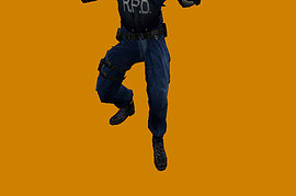 RE 4 Leon Kennedy in RE 2 LD Skin