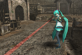 Miku Hatsune (vocaloid) Animation Hair
