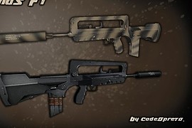 Famas F1 on Ftp anims for M4A1