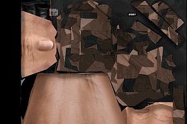 Brown M90 Camo Gloves