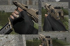 Gold Engraved Desert Eagle