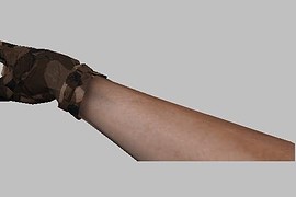 Brown M90 Camo Gloves