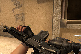 M4A1 default Machine aim