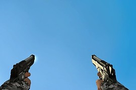 Black Beretta 92F Dualies