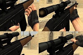 Wood And Black Auto Sniper