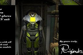Puke-ish Green Gloves HEV Suit