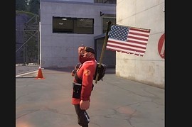 American Buff Banner Flag