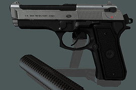 Beretta M92FS Two Toned (+ lasersight)