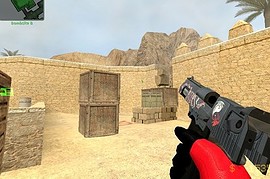 red n black dragon firegold deagle