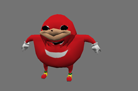 VRChat Uganda Knuckles mem