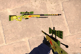 Cardboard AWP Dragon Lore