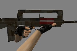 Latvian Camo Famas