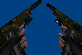 Colt M1911 Dark-Green Camo