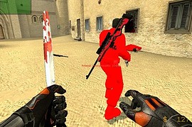 Black AWP - with red dot