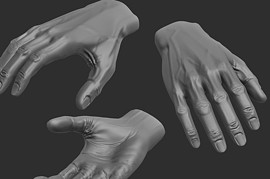 New hands texture