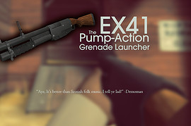 EX41 Pump-Action Grenade Launcher