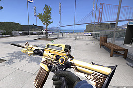 M4A1-S Transformers Noble Gold
