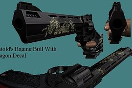 Raging Bull With Dragon Decal