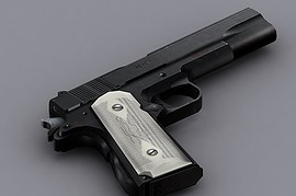Quad's Ivory Colt 1911's