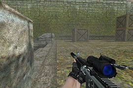 Two-tone M4 W See Thru Blue Aimpoint (Request)
