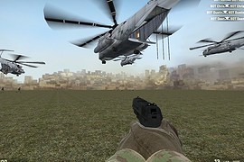 Flying Helicopter start