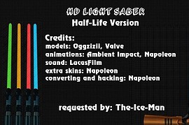 Lightsabers Pack + Player Model Darth Vaider