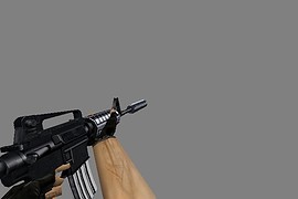 m4 Silver Black & White