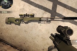 AWP default Silenced + laser