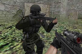 MP5A4 W Aimpoint On TS Anims