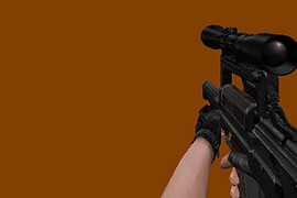 OSHK-1 Groza with scope ACOG