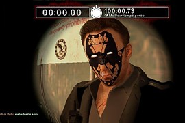 Nick night mask and black clothes