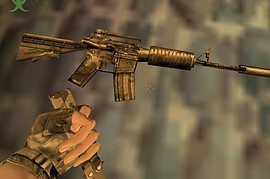 M4a1 desert reskined