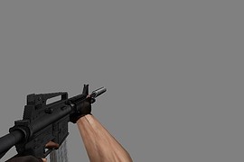 m4a1 with flashlight