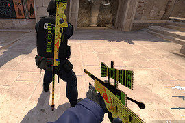 Cardboard AWP Dragon Lore
