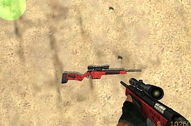 Red and Rust Scout Rifle