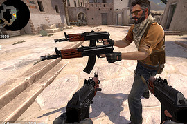 Dual AKS-74U