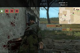 Big Red One Soldier Woodland Camo