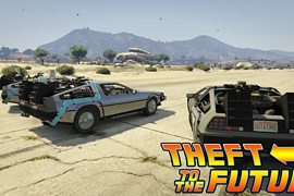 BTTF Delorean Time Machine (3 Car Pack) 1.0