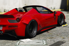 Ferrari 458 Spider (Liberty Walk)