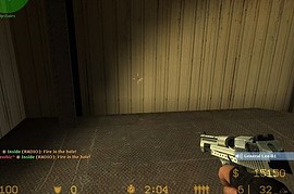 Ace Of Spades Deagle W Wood Grip
