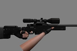 AWP with Red scope