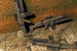 Fn Scar Acog M203 for AUG