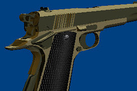 Colt M1911 Gold/Silver Chrome