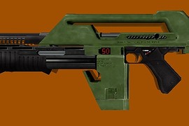 Aliens M41A Impulse Rifle Green HD